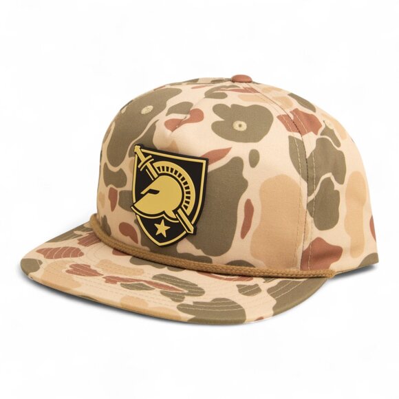Army Black Knights 3D Umpqua Rope Hat- Harvest Duck Camo/ Light Brown